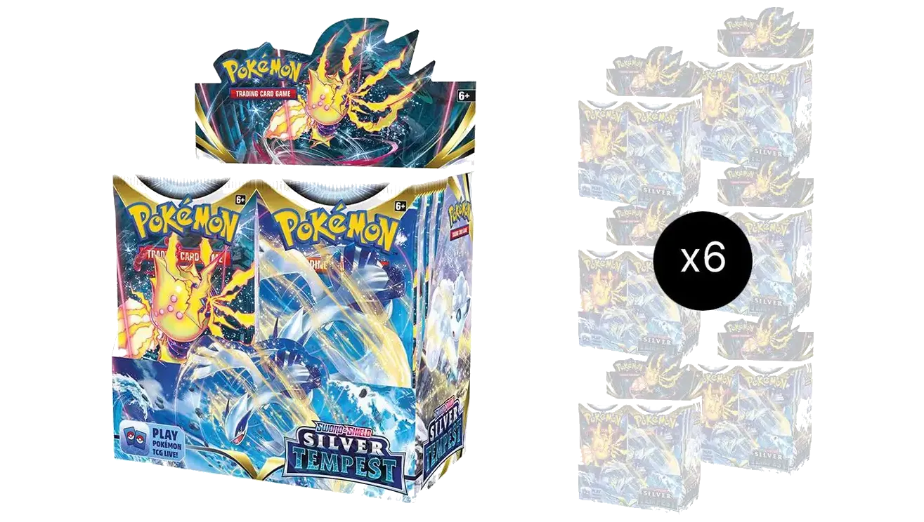 Silver Tempest Booster Box Case — English